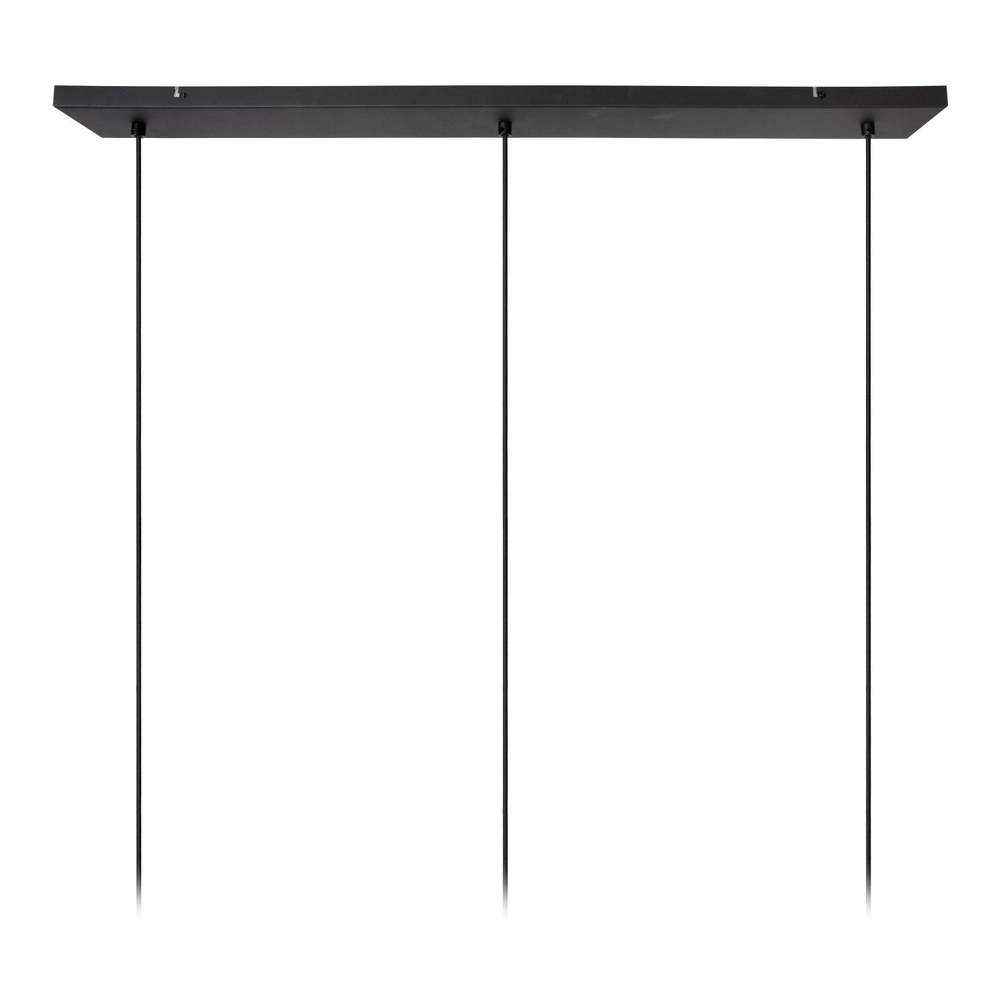 Lampe suspendue élégante Rafal 3-noir clair avec gris Lucide 5411212452771