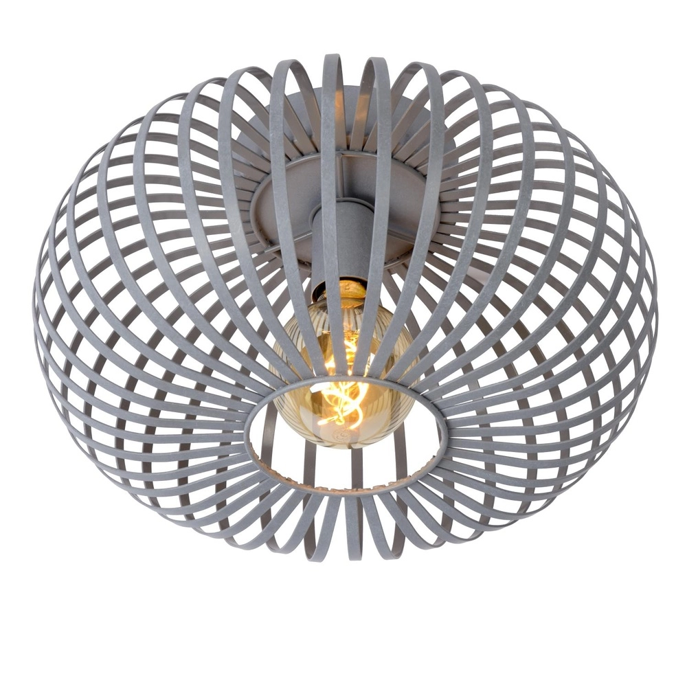 Lampe de plafond Manuela Ø 39,5 cm gris Lucide 5411212782588