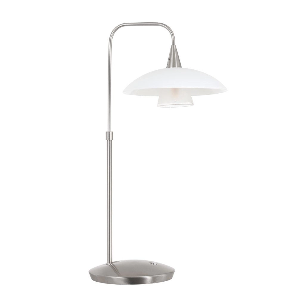 Lampe de table Tallerken gris métallisé Steinhauer 8712746132021