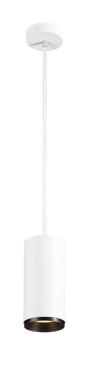 Lampe suspendue Numinos L Dali blanc/noir 3000K - 60 deg