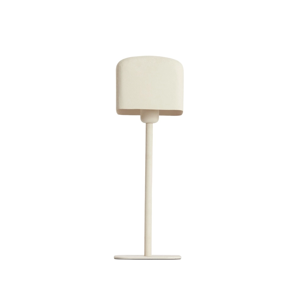Lampe de chevet Elenie 15x15cm - crème mate