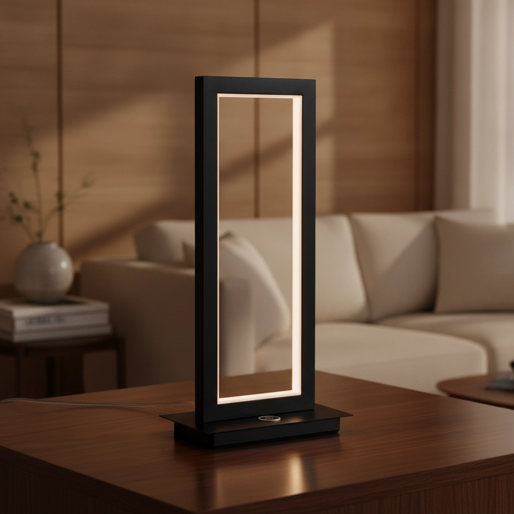 Lampe de table Wenna noir 153cm