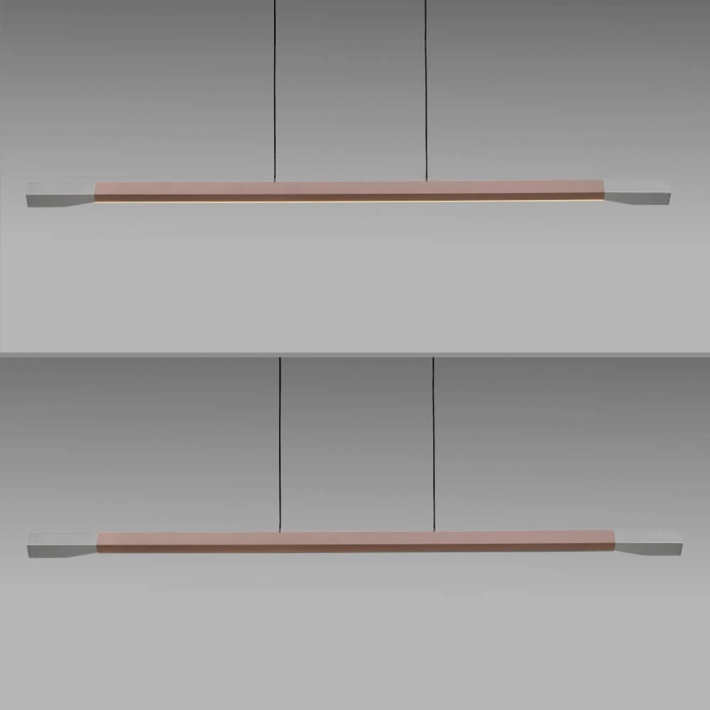Lampe suspendue design Hoop brun Paul Neuhaus 4012248385968