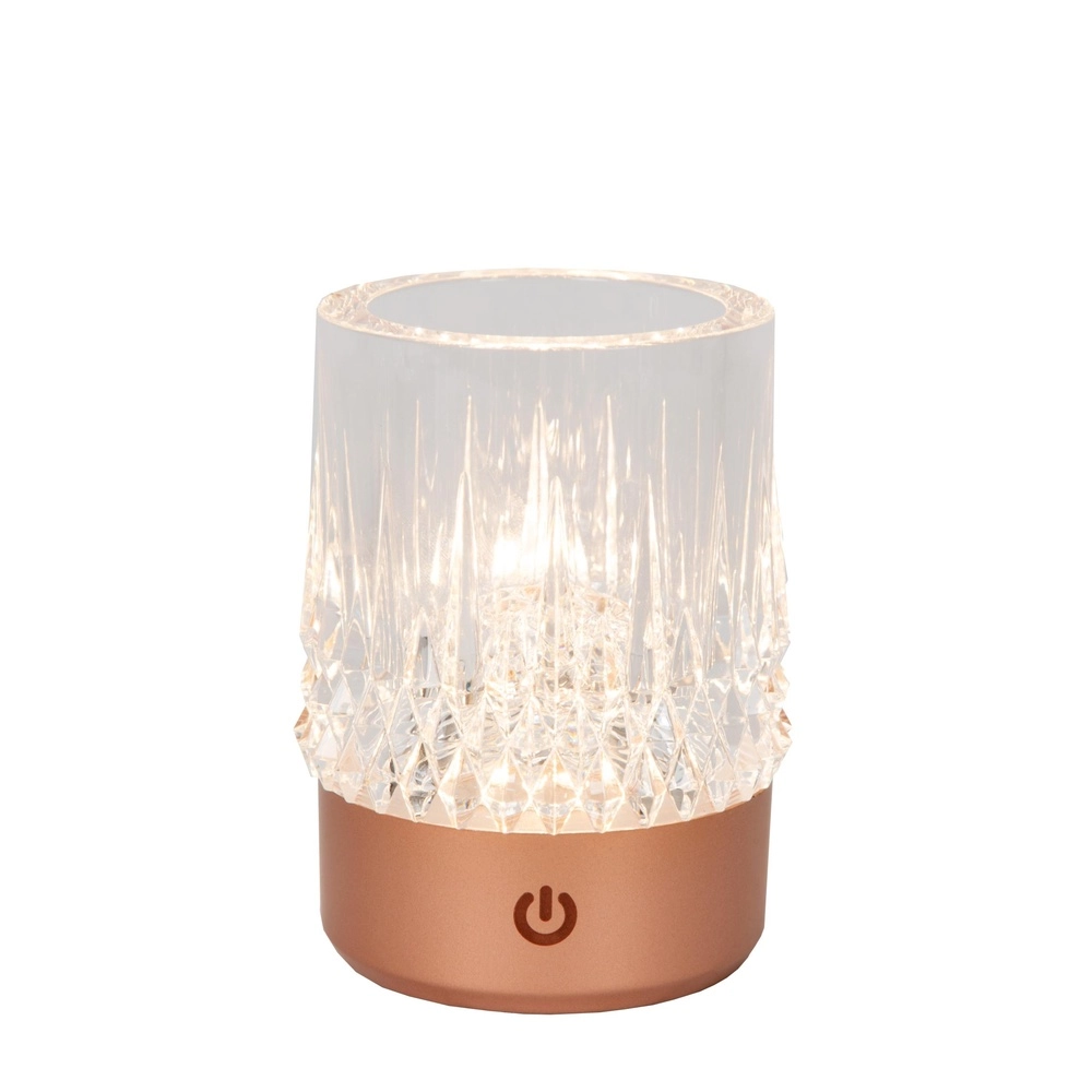 Lampes de table rechargeables Lily Jeu de 3 pièces en cuivre Lucide 5411212461094