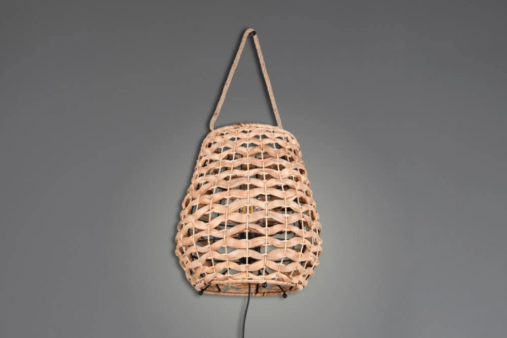 Lampe de table champêtre Jean Rotin Ø 29cm Trio 4017807637687