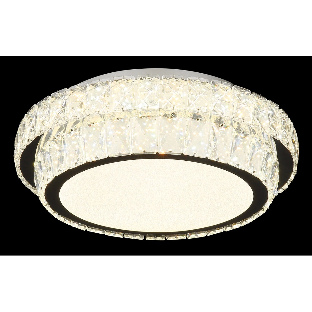 Lampe de plafond Klara Ø chrome 40cm Globo 9007371453085