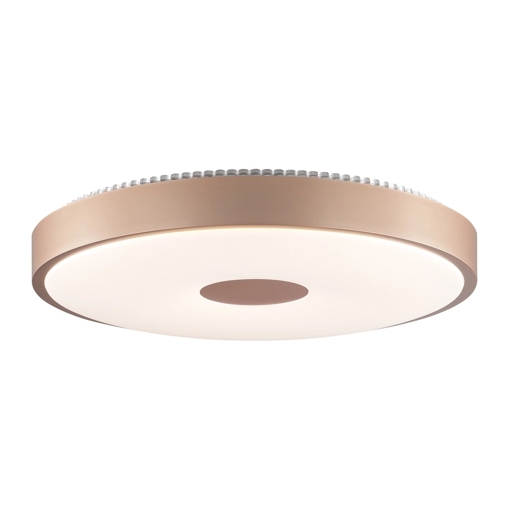 Éclairage de plafond Tavis or rose Ø 44,5 cm Brilliant 4004353477584