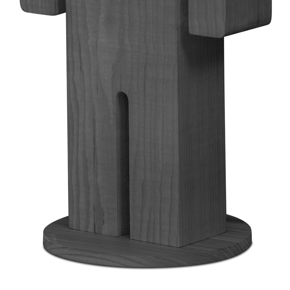 Lampe de chevet en bois Adam Grey ETH 8719075185209