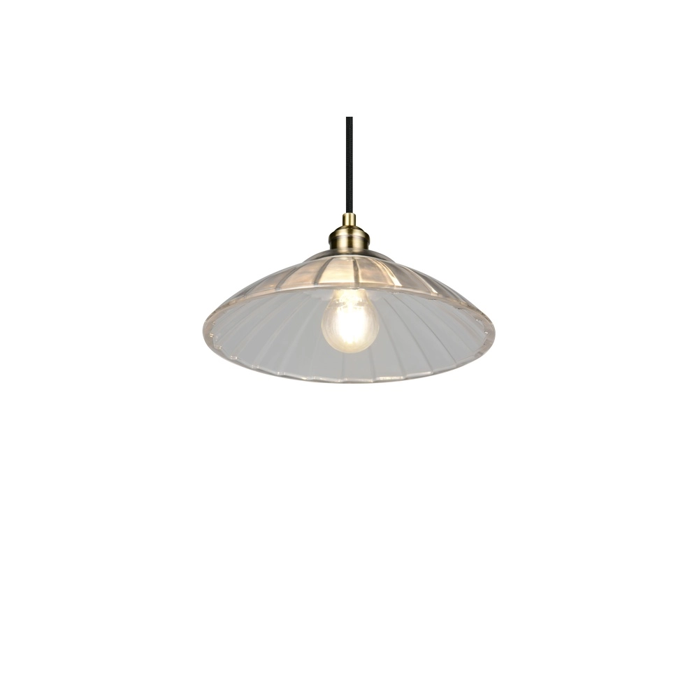 Lampe pendante classique Eluna Vieux laiton Trio 4017807682465