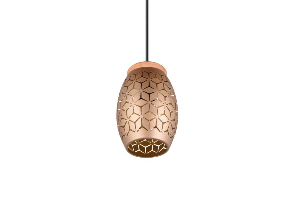 Lampe à suspension marron Bidar conception Lampe à suspension marron Bidar conception