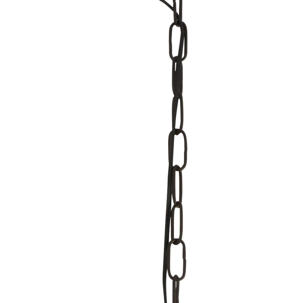 Lustre classique Belfry 9 lumières 78cm bronze et doré Searchlight 5053423135762