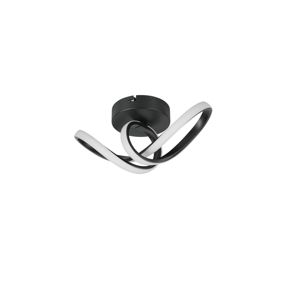 Plafonnier moderne Rusa noir Trio 4017807653779