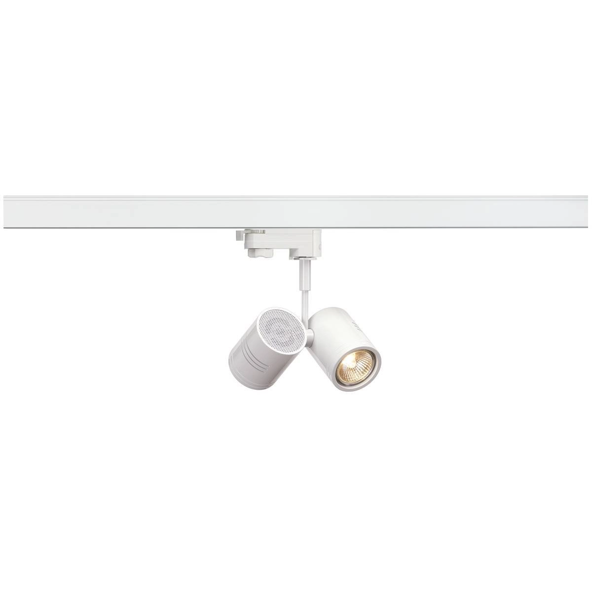 Spot ferroviaire double Bima 2 Blanc triphasé Spot ferroviaire double Bima 2 Blanc triphasé