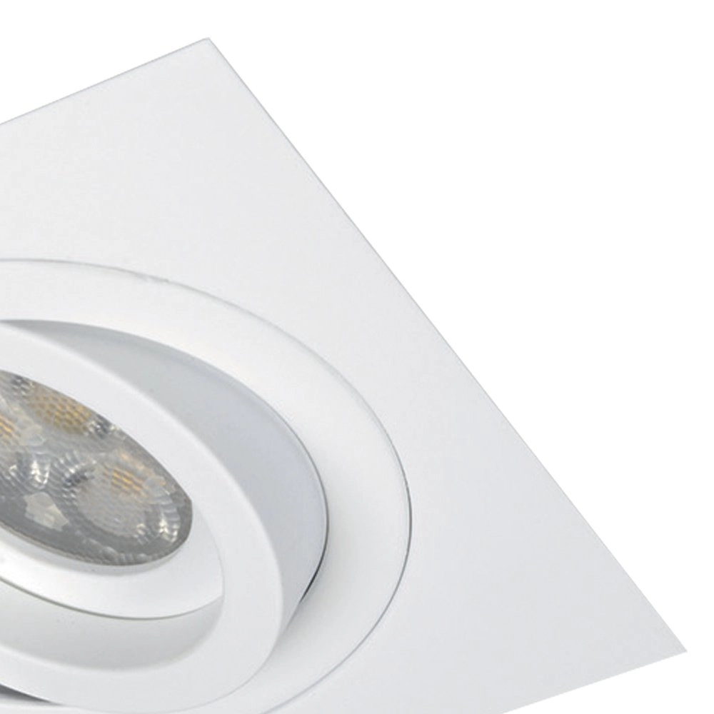 Spot de plafond Di Moda Square blanc orientable Masterlight 8718121053844