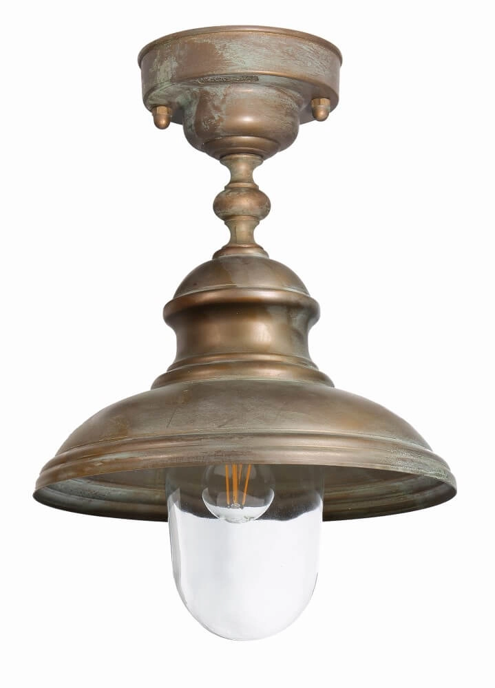 Lampe suspendue rurale Little Mill S - laiton vieilli