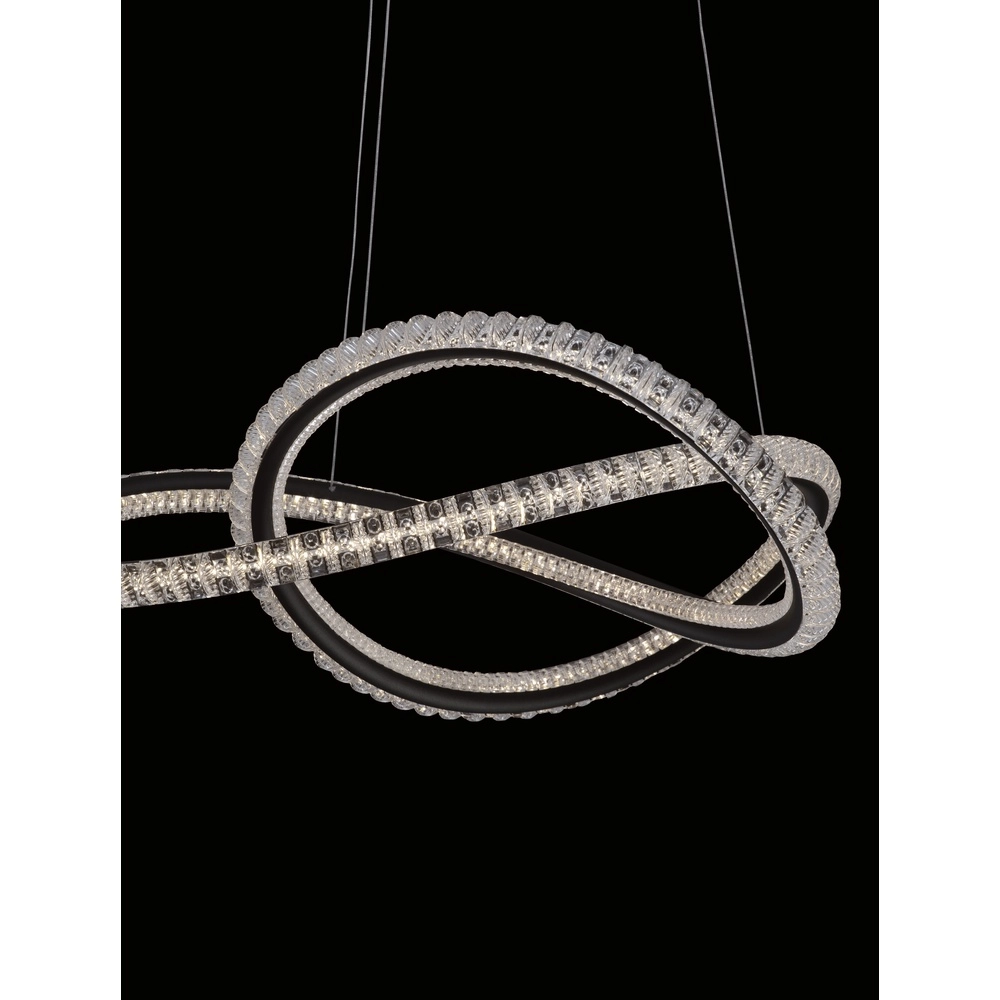 Suspension design Ginevra noir Ø 58cm Lyora 5212017433473