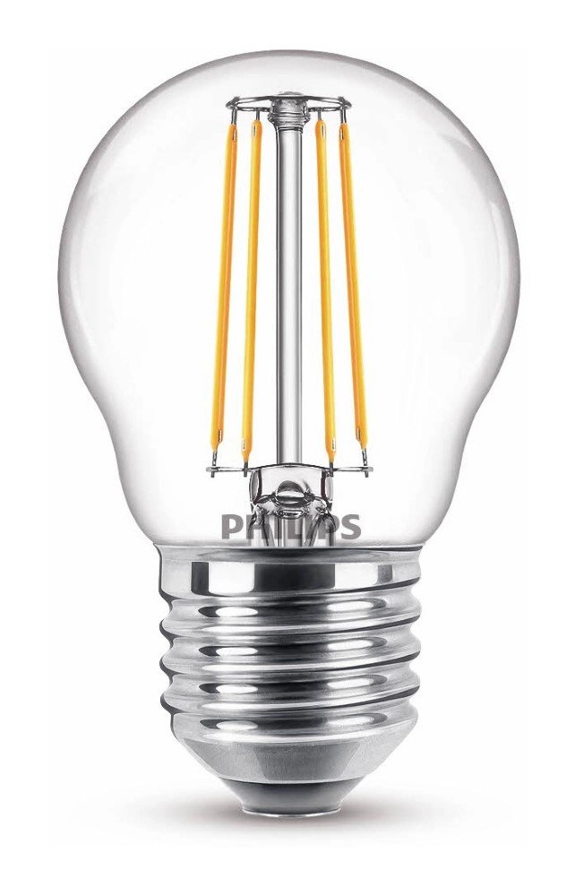 Puce de source lumineuse 4,3W - E27 - 2700K - 470 lumen lot de 2 Philips 8718699763893