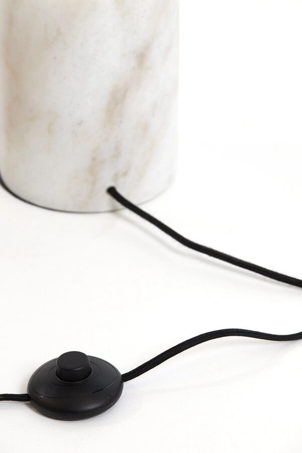 Lampadaire unique Medina blanc avec or Light & Living 8717807650889