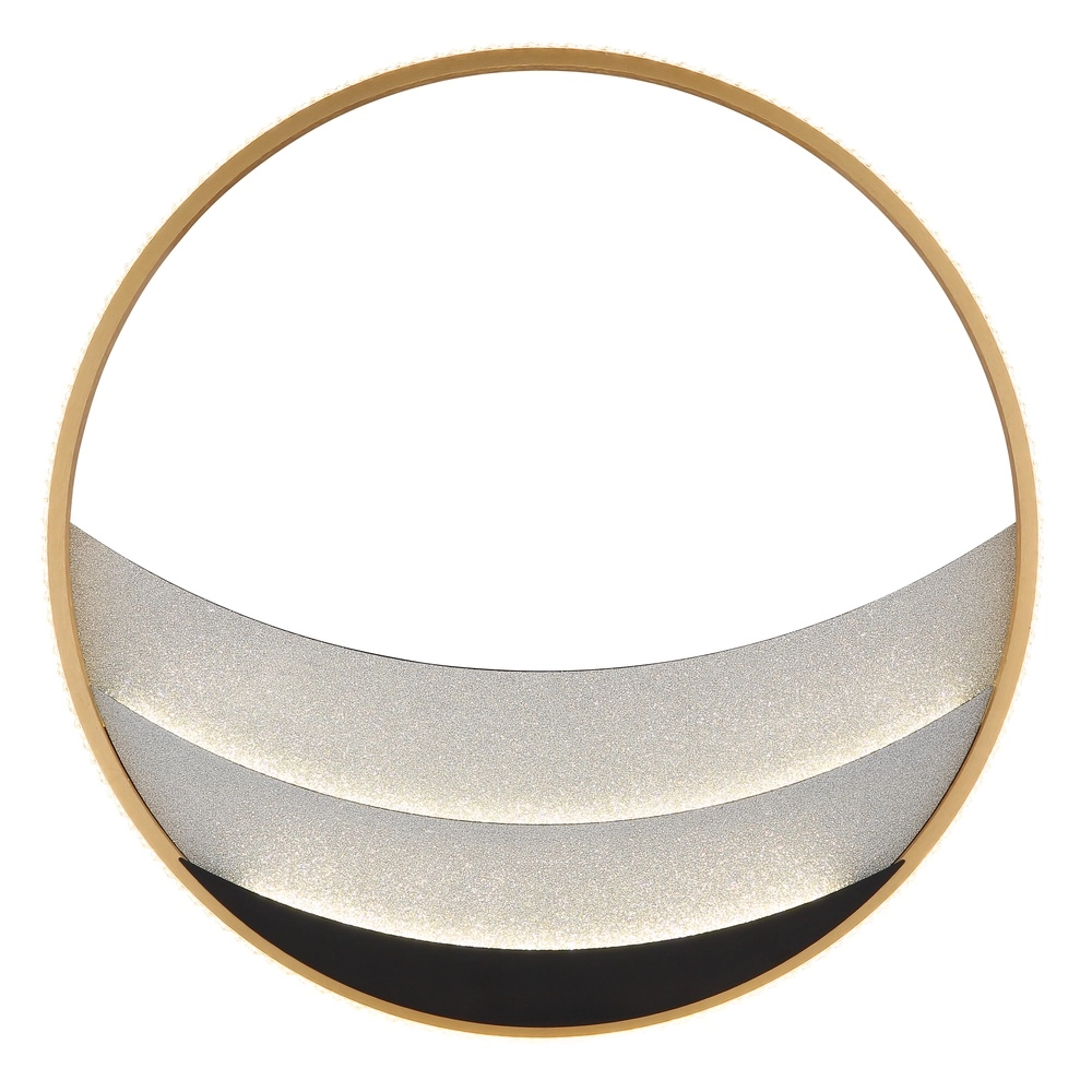 Lampe de plafond unique Constance noir avec or Ø 52cm Globo 9007371572847