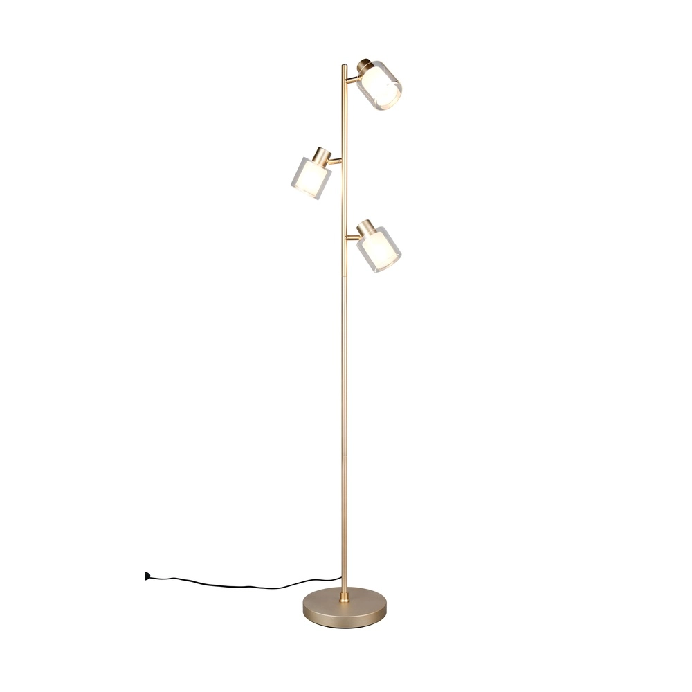 Lampe de pied Neralo Or 3 lumières
