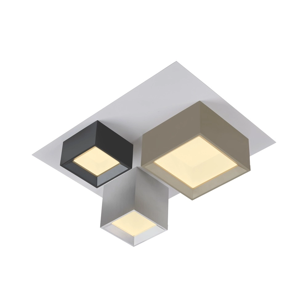Lumière LED de plafond Pure Manhattan 3-lumière Paul Neuhaus 4012248396872