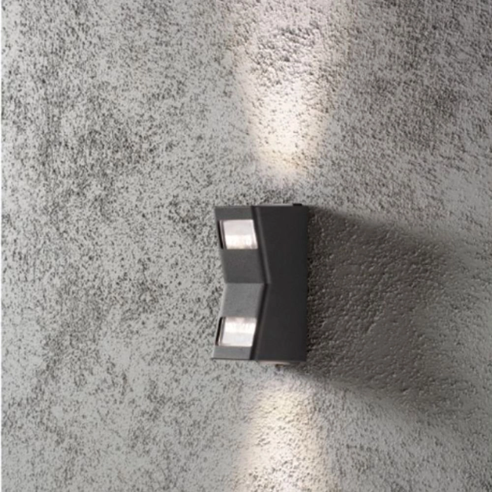 Spot murale Potenza Haut - Bas - Façade anthracite KonstSmide 7318307956375