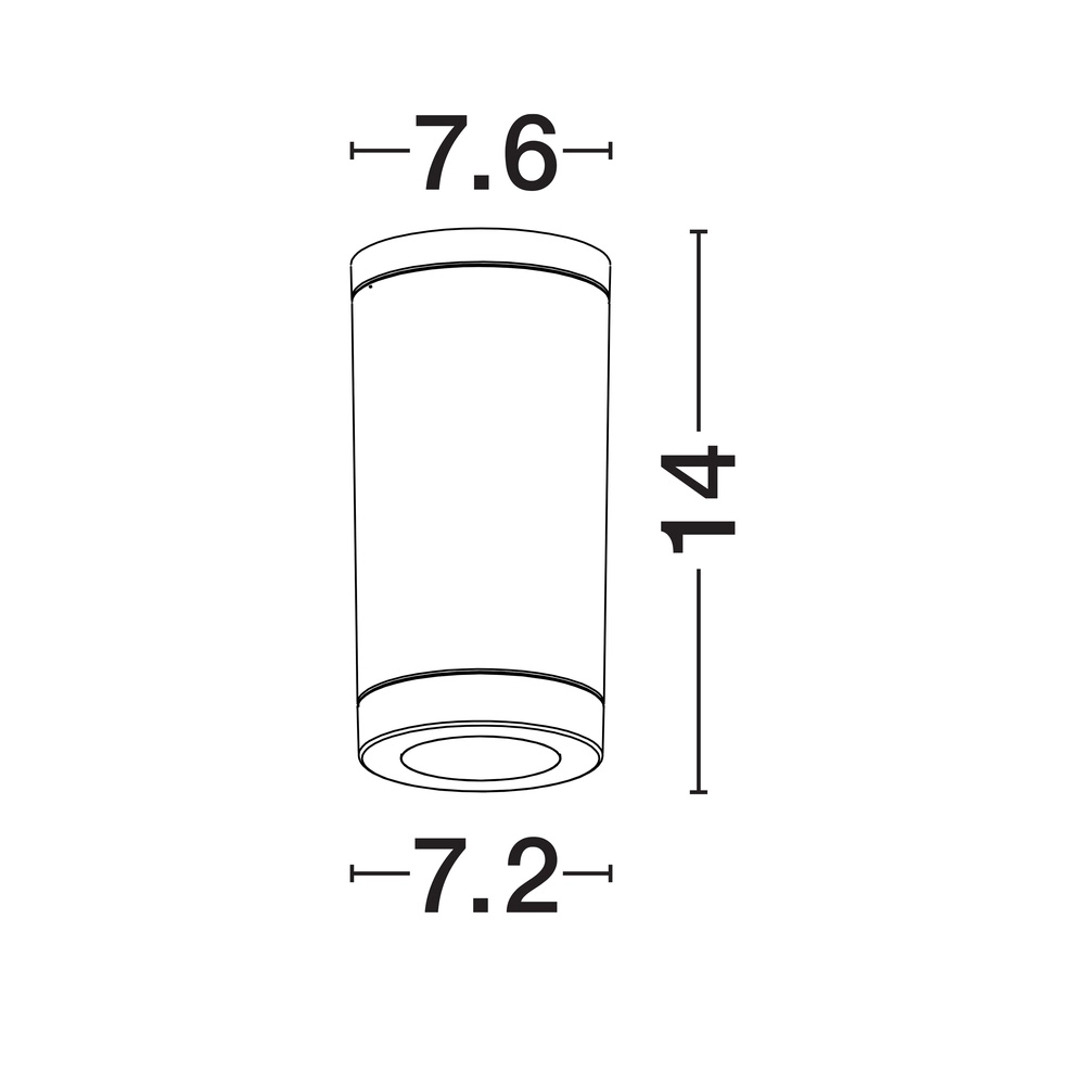 Spot monté en surface Spot noir Lyora 5212017453679
