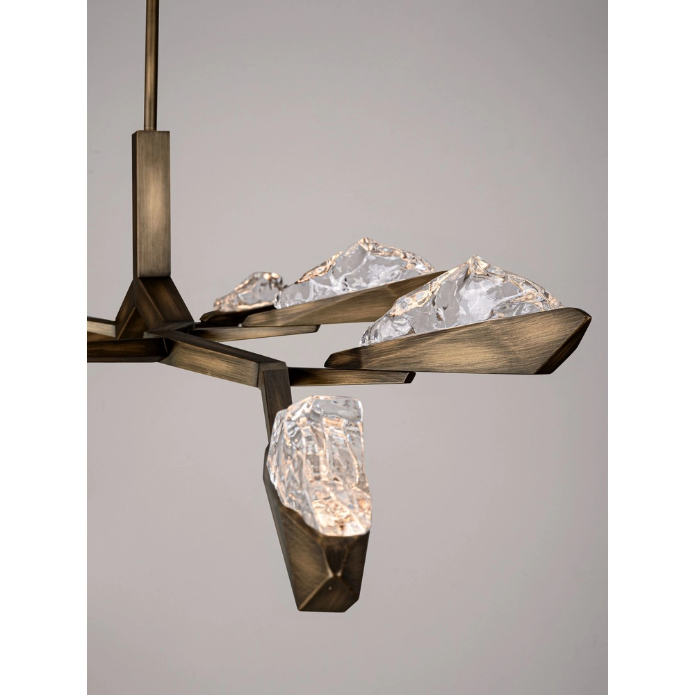 Lampe pendante ancienne Greta Laiton ancien 172,5 cm Lyora 5212063500341