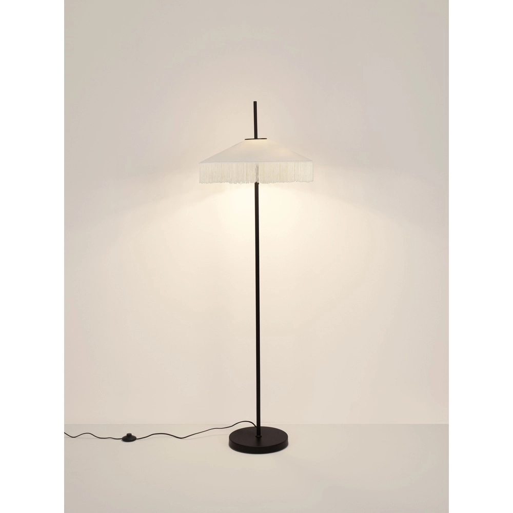 Lampe sur pied Tiffany Velvy beige Lyora 5212017493828