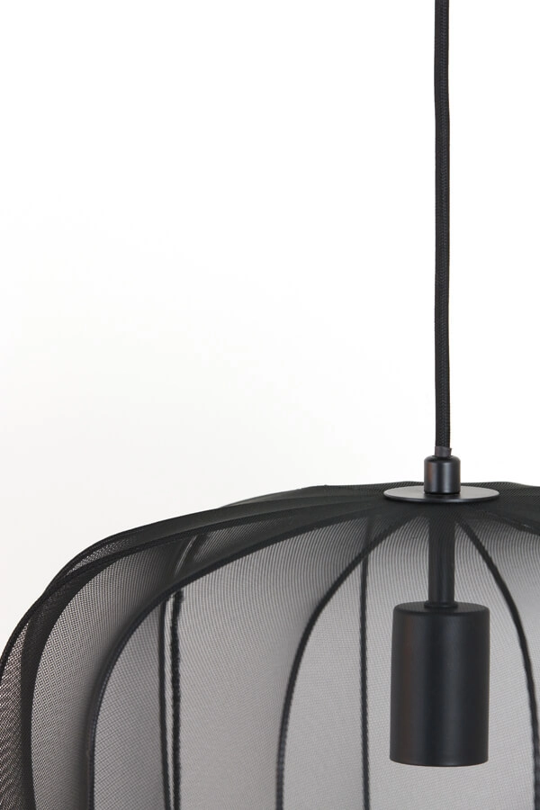 Suspension Bohème Plumeria noir Ø 40cm Light & Living 8717807651381