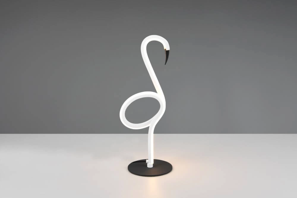 Lampe de table LED flamant blanc Ingo Trio 4017807613681