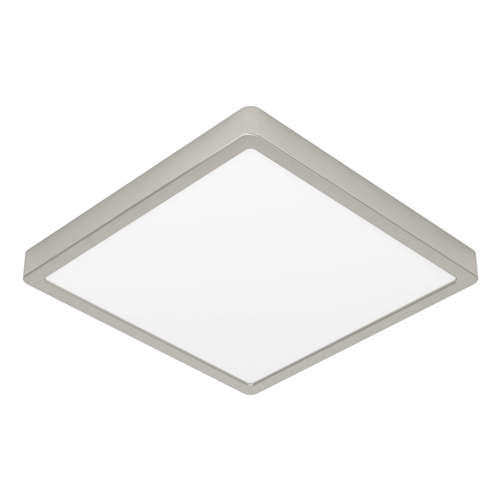 Lumière de plafond IP44 Fueva 6-Z Carré - Acier inoxydable - 29,5x29,5 cm