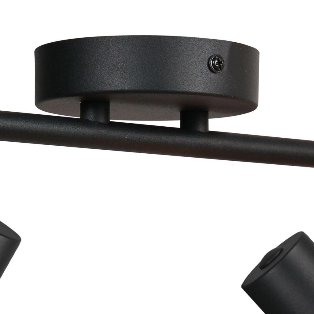 Lampe de plafond à deux lampes Sumba avec des lunettes en bambou de 12 cm Steinhauer 8712746182828