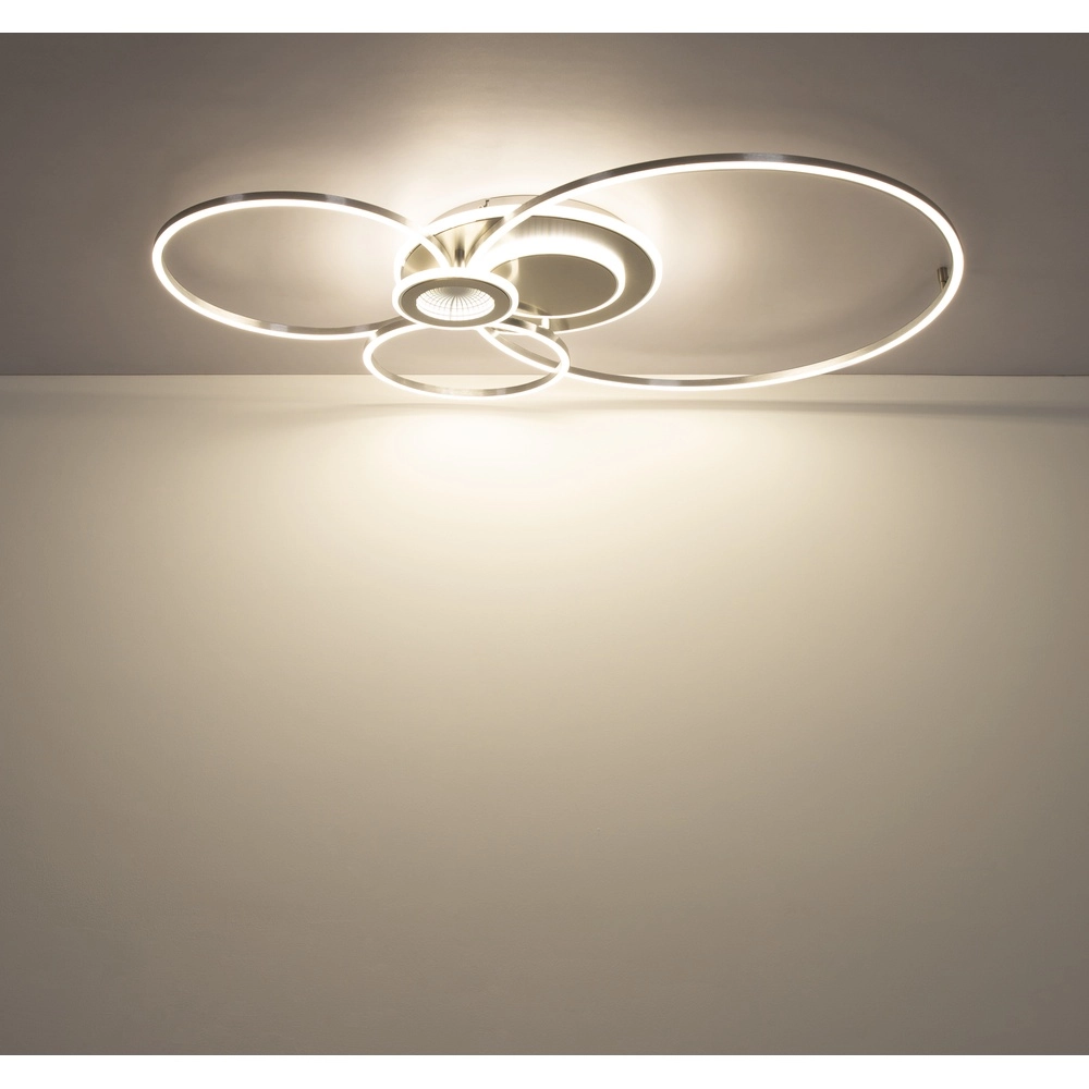 Lampe de plafond gris argenté Beltran Conception Globo 9007371583690