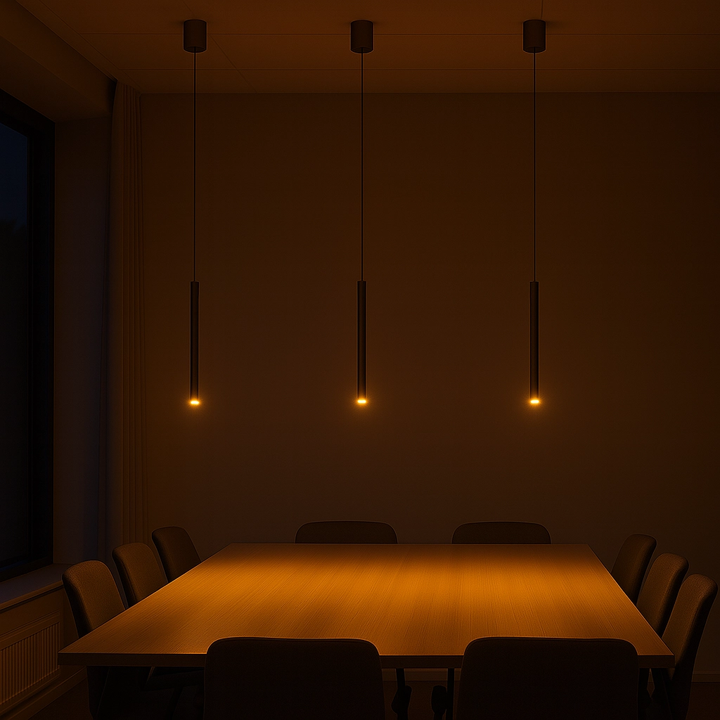 Lampe suspendue étroite Laser 490 Chocolat brun Lyora 5903139104517