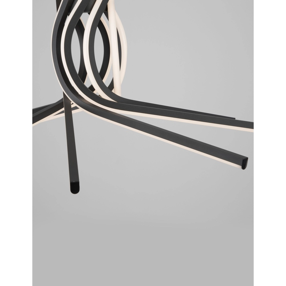 Suspension design Narvi M noir Ø 80cm Lyora 5212017424198
