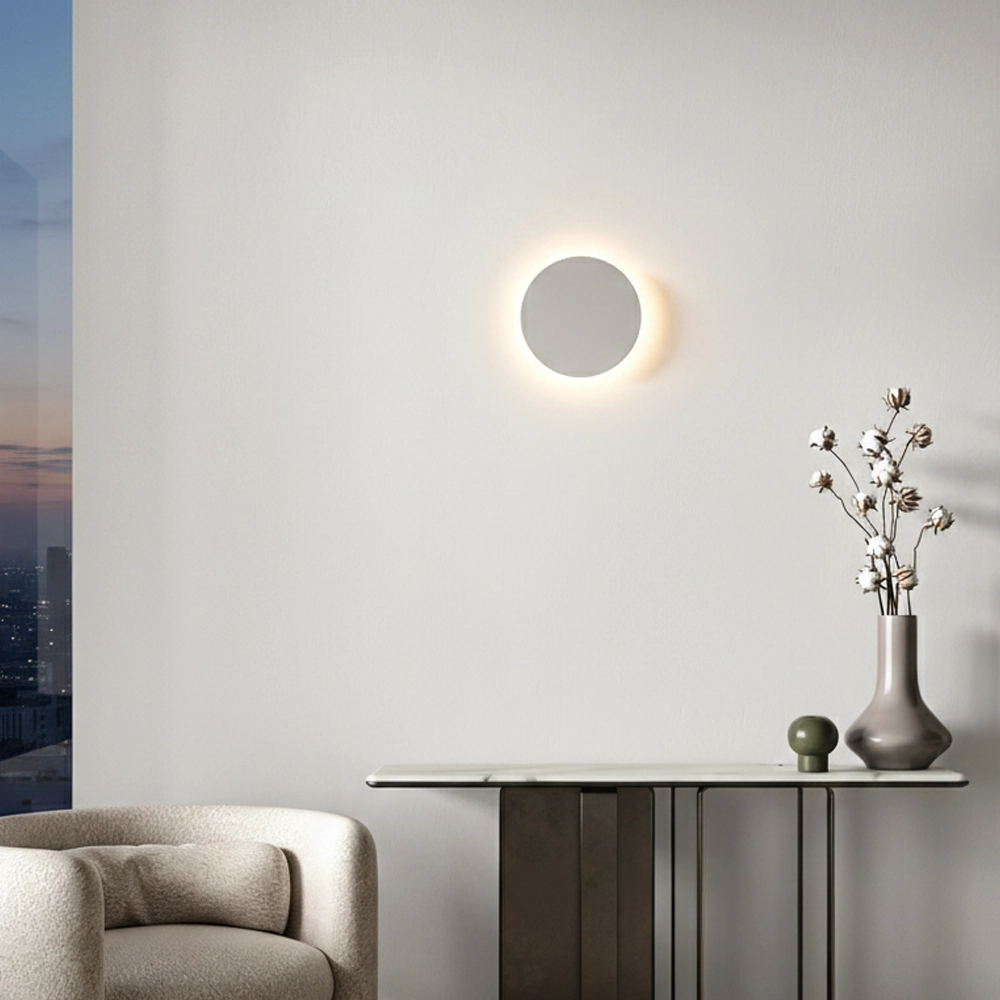 Applique murale design Alida chrome Ø 30cm