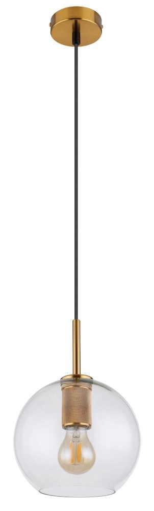 Lampe suspendue Ø 20cm Adara avec abat-jour en verre Globo 9007371414598