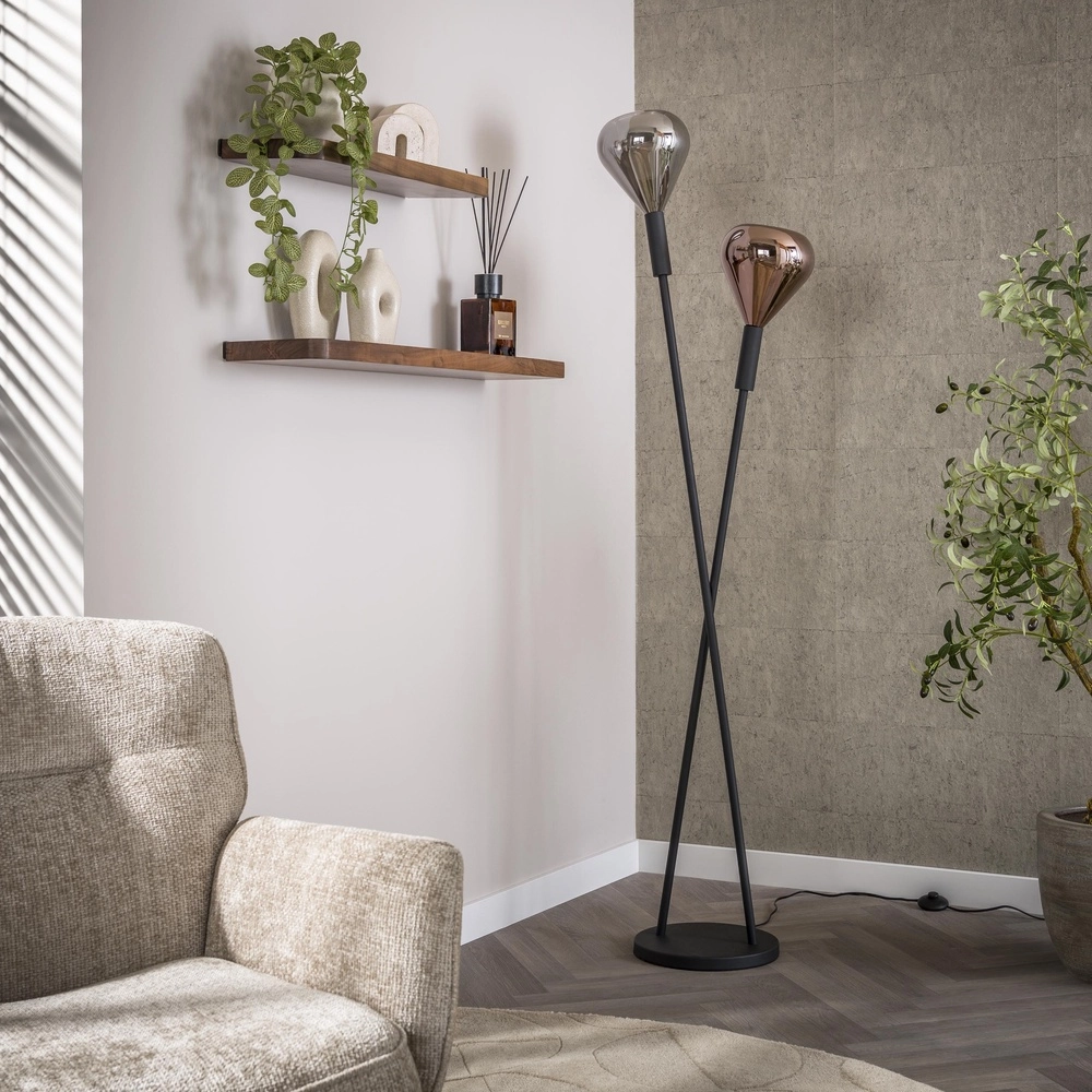 Lampe de pied en verre Wings Lyora 8716803511996