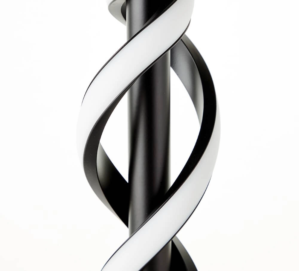 Lampe de table design noire Amalie Brilliant 4004353411755