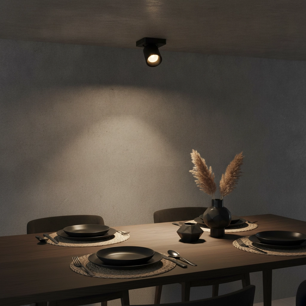 Spot LED en saillie Laguna noir