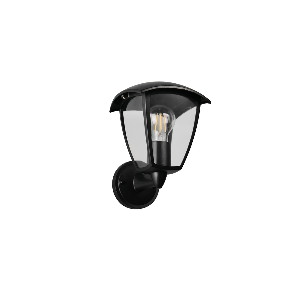 Applique murale noire Venta moderne vers le haut Trio 4017807648126
