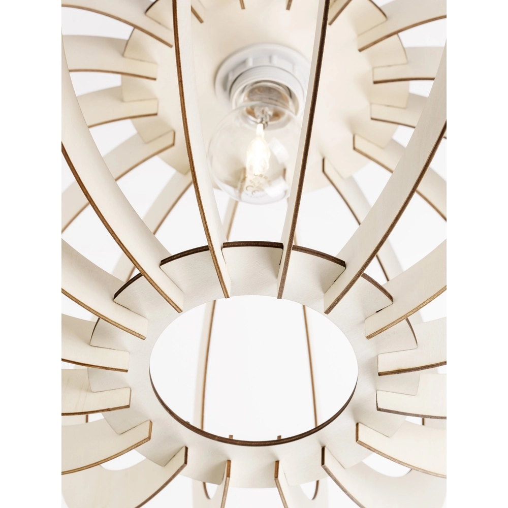 Suspension en bois Ottoline lumière Ø 40cm Lyora 5212017436191