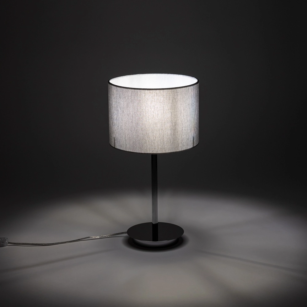 Lampe de table Hotel Mood Ø 23cm gris Lyora 5903139117869