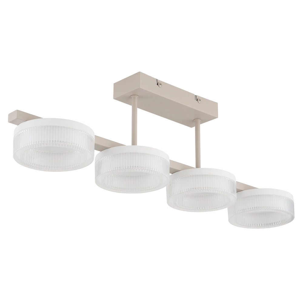 Plafonnier moderne Zara brun sable 67cm Globo 9007371576067