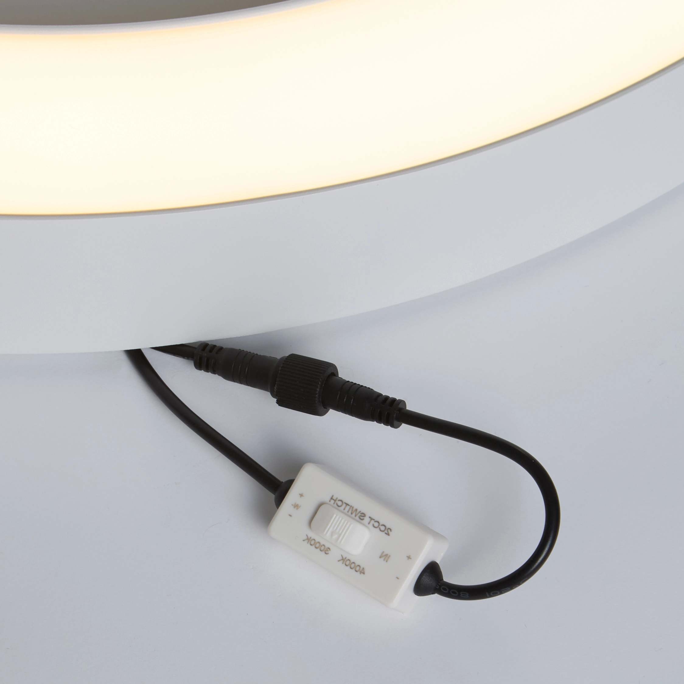 Lampe de plafond à design Hey-lo blanc Ø 60cm Lyora 5053423315171