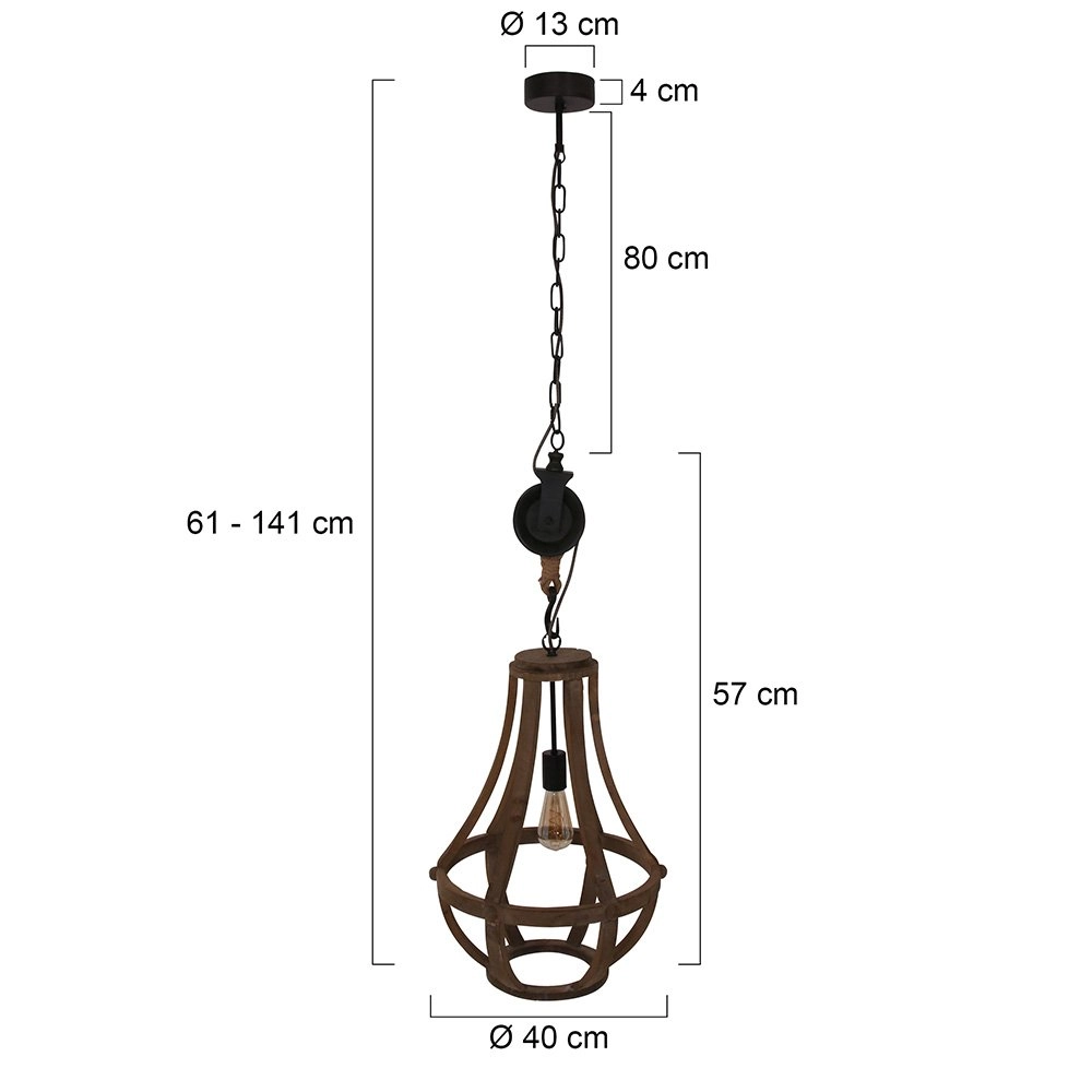 Lampe à suspension Liberty Bell Steinhauer 8712746115062