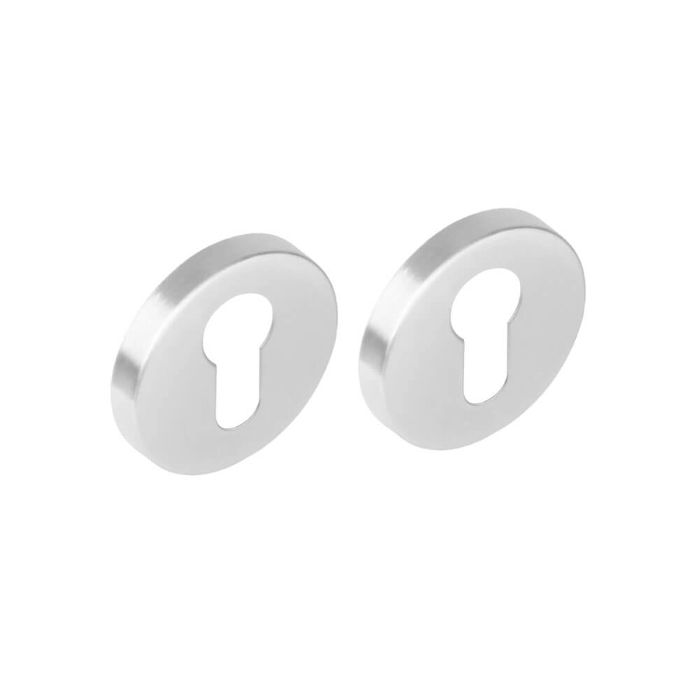 Lot de 2 rosaces cylindriques Tira rond avec arête en acier inoxydable Lot de 2 rosaces cylindriques Tira rond avec arête en acier inoxydable