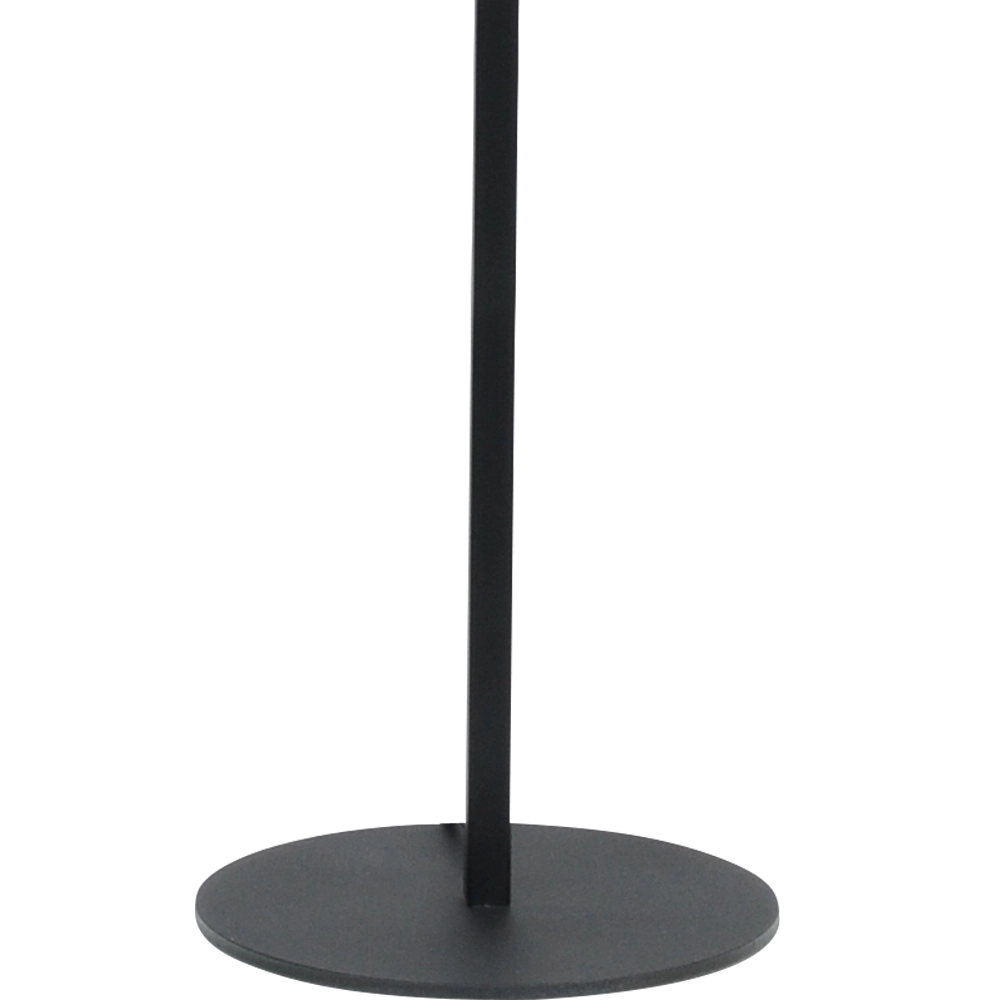 Lampe de table noire Venus avec abat-jour fleur Masterlight 8718121218359