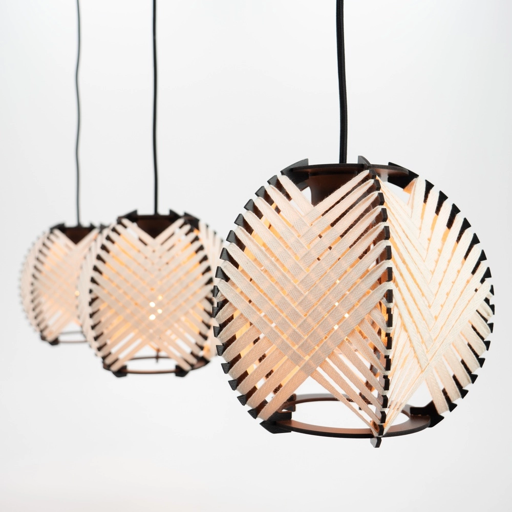 Conception de lampe suspendue de salle à manger Waverton 3x E27 Eglo 9002759440077